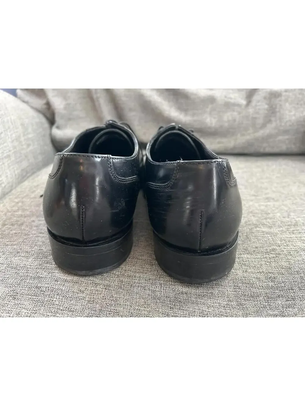 Florsheim Oxford Dress Shoes Mens Size 12D Black Lace Up 17067-01